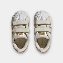 Girls' Toddler Adidas Originals Sequin Superstar Casual Shoes Alumina/Clay Strata/Almost Yellow - HP6552 273 -Default Template 7 HP6552 273 P5