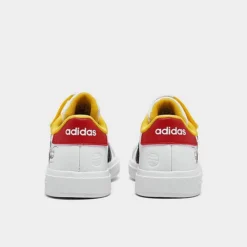 Little Kids' Adidas X Disney Mickey Mouse Grand Court Casual Shoes Footwear White/Core Black/Better Scarlet - HP7760 100 11 Little Kids' Adidas X Disney Mickey Mouse Grand Court Casual Shoes Footwear White/Core Black/Better Scarlet - HP7760 100 -Default Template 7 HP7760 100 P4