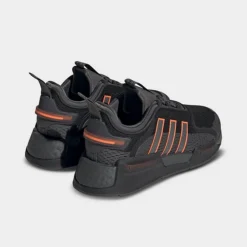 Big Kids’ Adidas Originals NMD_R1 V3 Casual Shoes Grey/Solar Orange/Black - HQ1664 099 -Default Template 7 HQ1664 099 P4