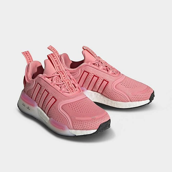 Big Kids’ Adidas Originals NMD_R1 V3 Casual Shoes Super Pop/Better Scarlet/Black - HQ1668 624 4 Big Kids’ Adidas Originals NMD_R1 V3 Casual Shoes Super Pop/Better Scarlet/Black - HQ1668 624 - Image 2