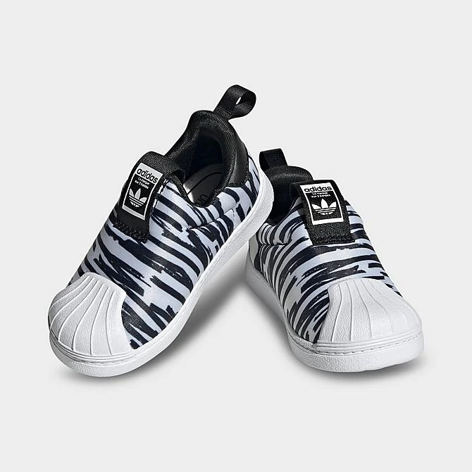 Kids' Toddler Adidas Originals Superstar 360 Animal Print Casual Shoes Black/White/Black - HQ4062 001 4 Kids' Toddler Adidas Originals Superstar 360 Animal Print Casual Shoes Black/White/Black - HQ4062 001 - Image 2