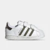 Kids' Toddler Adidas Originals Superstar Casual Shoes White/Olive Strata/White - HQ4286 100 -Default Template 7 HQ4286 100 P1