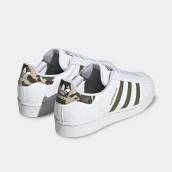 Big Kids' Adidas Originals Superstar Recycled Casual Shoes White/Olive Strata/White - HQ4287 100 -Default Template 7 HQ4287 100 P4
