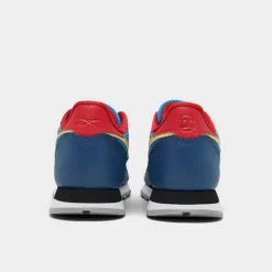 Big Kids' Reebok X DC Comics Superman Classic Leather Casual Shoes Upbeat Blue/Redtastic/Hazy Yellow - HQ4592 400 11 Big Kids' Reebok X DC Comics Superman Classic Leather Casual Shoes Upbeat Blue/Redtastic/Hazy Yellow - HQ4592 400 -Default Template 7 HQ4592 400 P4