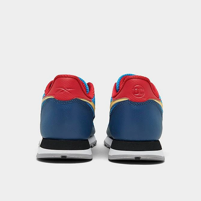 Big Kids' Reebok X DC Comics Superman Classic Leather Casual Shoes Upbeat Blue/Redtastic/Hazy Yellow - HQ4592 400 6 Big Kids' Reebok X DC Comics Superman Classic Leather Casual Shoes Upbeat Blue/Redtastic/Hazy Yellow - HQ4592 400 - Image 4