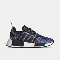 Girls' Big Kids' Adidas Originals NMD R1 Casual Shoes Core Black/Cloud White/Core Black - HQ6183Â 001