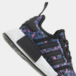 Girls' Big Kids' Adidas Originals NMD R1 Casual Shoes Core Black/Cloud White/Core Black - HQ6183 001 -Default Template 7 HQ6183 001 P3
