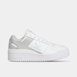 Girls' Big Kids' Adidas Originals Forum Bold Casual Shoes White/Grey/White - HQ6848 100