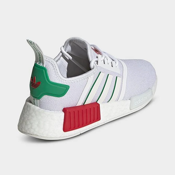 Big Kids' Adidas Originals NMD R1 Casual Shoes Cloud White/Off White/Green - HQ9987 100 6 Big Kids' Adidas Originals NMD R1 Casual Shoes Cloud White/Off White/Green - HQ9987 100 - Image 4