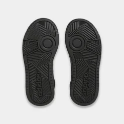 Little Kids' Adidas Hoops Mid Casual Shoes Black/Black/Grey - HR0228P 001 -Default Template 7 HR0228P 001 P6
