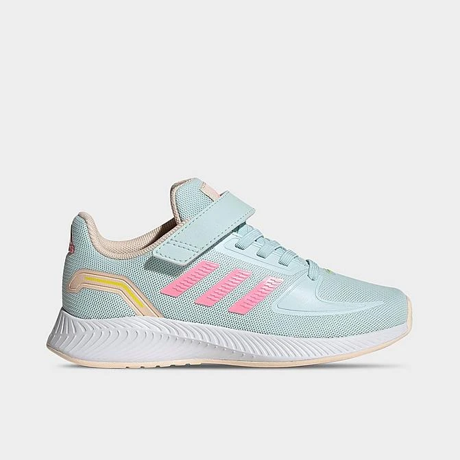 Girls' Big Kids' Adidas Runfalcon 2.0 Stretch Lace Running Shoes Almost Blue/Beam Pink/Bliss Orange - HR1398 450 3 Girls' Big Kids' Adidas Runfalcon 2.0 Stretch Lace Running Shoes Almost Blue/Beam Pink/Bliss Orange - HR1398 450