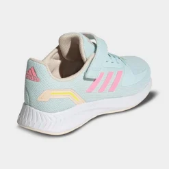 Girls' Big Kids' Adidas Runfalcon 2.0 Stretch Lace Running Shoes Almost Blue/Beam Pink/Bliss Orange - HR1398 450 11 Girls' Big Kids' Adidas Runfalcon 2.0 Stretch Lace Running Shoes Almost Blue/Beam Pink/Bliss Orange - HR1398 450 -Default Template 7 HR1398 450 P4