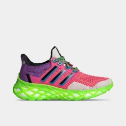 Big Kids' Adidas UltraBOOST Web DNA Running Shoes Turbo/Team Shock Pink/Crystal White - HR1791 629