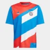 Kids' Adidas FC Bayern Pre-Match Soccer Jersey Red/Bright Royal - HU1260 625