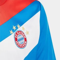 Kids' Adidas FC Bayern Pre-Match Soccer Jersey Red/Bright Royal - HU1260 625 -Default Template 7 HU1260 625 M4