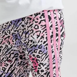 Girls' Little Kids' Adidas Originals Animal Print T-Shirt And Bike Shorts Set White/Multicolor - IA2060 100 -Default Template 7 IA2060 100 M6