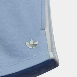 Girls' Little Kids' And Girls' Adidas Originals Graphic Print Hight-Waisted Shorts Blue Dawn - IB8452 450 -Default Template 7 IB8452 450 M5