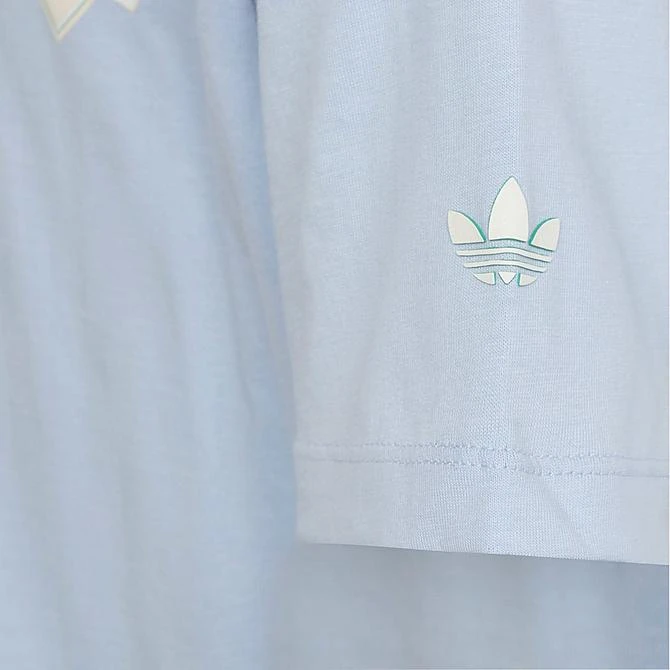 Girls' Little Kids' And Big Kids' Adidas Originals Graphic Print Boyfriend T-Shirt Blue - IB8457 450 7 Girls' Little Kids' And Big Kids' Adidas Originals Graphic Print Boyfriend T-Shirt Blue - IB8457 450 - Image 5