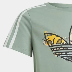Girls' Adidas Originals Animal Print T-Shirt Dress Silver Green - IB8603 338 11 Girls' Adidas Originals Animal Print T-Shirt Dress Silver Green - IB8603 338 -Default Template 7 IB8603 338 M5