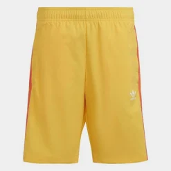 Kids' Adidas Originals Graphic Print Shorts Spring Yellow - IB8620 731