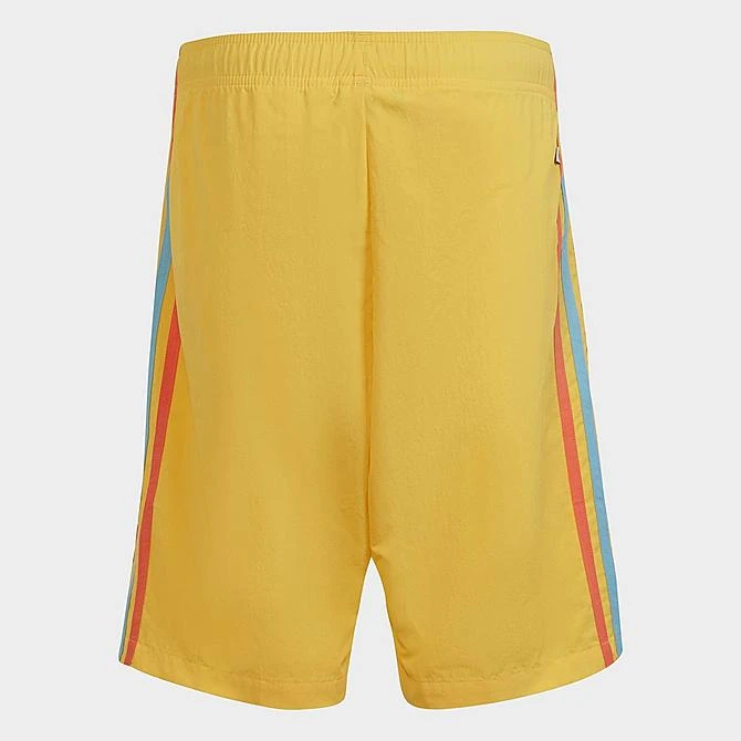 Kids' Adidas Originals Graphic Print Shorts Spring Yellow - IB8620 731 4 Kids' Adidas Originals Graphic Print Shorts Spring Yellow - IB8620 731 - Image 2