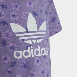 Girls' Little Kids' Adidas Originals Floral Dress And Leggings Set Magic Lilac - IB9483 518 -Default Template 7 IB9483 518 M6