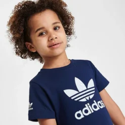 Little Kids' Adidas Originals Rekive T-Shirt And Shorts Set Night Indigo - IB9993 401 -Default Template 7 IB9993 401 M5