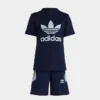 Little Kids' Adidas Originals Rekive T-Shirt And Shorts Set Night Indigo - IC3034 401