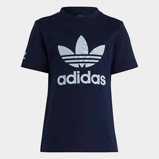 Little Kids' Adidas Originals Rekive T-Shirt And Shorts Set Night Indigo - IC3034 401 4 Little Kids' Adidas Originals Rekive T-Shirt And Shorts Set Night Indigo - IC3034 401 - Image 2