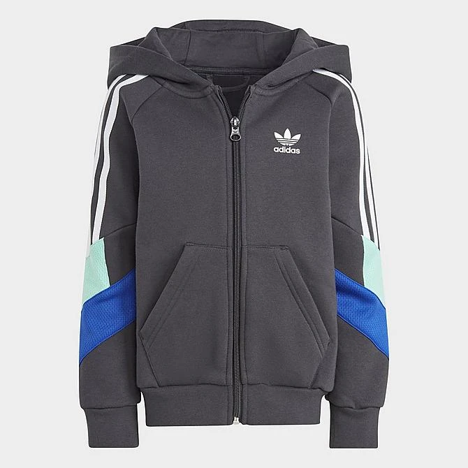 Little Kids' Adidas Originals Rekive Hoodie And Jogger Pants Set Carbon - IC3048 099 4 Little Kids' Adidas Originals Rekive Hoodie And Jogger Pants Set Carbon - IC3048 099 - Image 2