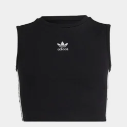 Little Kids' And Kids' Adidas Originals Adicolor Crop Tank Black - IC3128Â 001