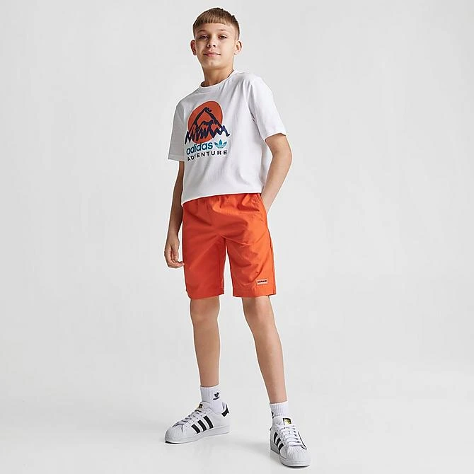 Little Kids' And Kids' Adidas Originals Adventure Shorts Craft Orange - IC5389 800 4 Little Kids' And Kids' Adidas Originals Adventure Shorts Craft Orange - IC5389 800 - Image 2