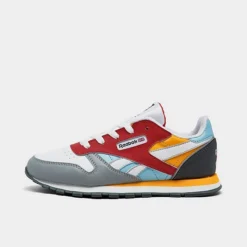 Little Kids' Reebok Classic Leather Casual Shoes Vector Red/Digital Blue/Collegiate - ID0243Â 630
