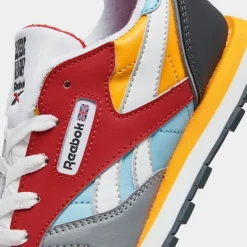 Little Kids' Reebok Classic Leather Casual Shoes Vector Red/Digital Blue/Collegiate - ID0243 630 -Default Template 7 ID0243 630 P3