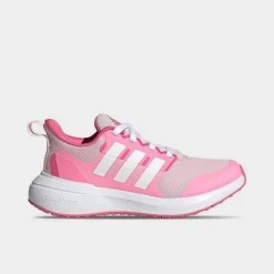 Big Kids' Adidas Fortarun 2.0 Cloudfoam Lace Casual Shoes Clear Pink/Cloud White/Bliss Pink - ID2361 672