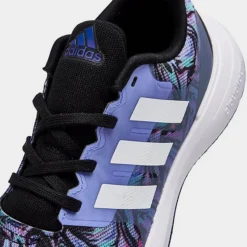 Girls' Big Kids' Adidas FortaRun 2.0 Stretch Lace Running Shoes Core Black/Footwear White/Multi - ID4496 001 -Default Template 7 ID4496 001 P3