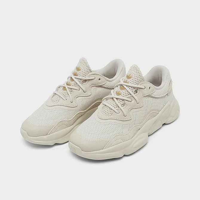 Girls' Little Kids' Adidas Originals Ozweego Casual Shoes Alumina/Alumina/Gold Metallic - ID6927 273 4 Girls' Little Kids' Adidas Originals Ozweego Casual Shoes Alumina/Alumina/Gold Metallic - ID6927 273 - Image 2