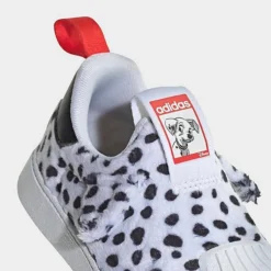 Kids' Toddler Adidas Originals X Disney 101 Dalmatians Superstar 360 Casual Shoes Cloud White/Core Black/Red - ID9713 100 -Default Template 7 ID9713 100 P3