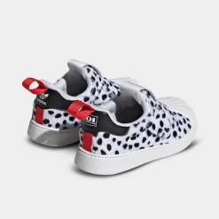 Kids' Toddler Adidas Originals X Disney 101 Dalmatians Superstar 360 Casual Shoes Cloud White/Core Black/Red - ID9713 100 -Default Template 7 ID9713 100 P4