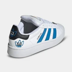 Big Kids' Adidas Originals X James Jarvis Campus 00s Casual Shoes Cloud White/Bright Blue/Core Black - ID9860 100 -Default Template 7 ID9860 100 P4