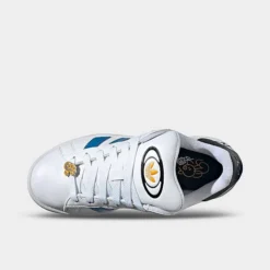 Big Kids' Adidas Originals X James Jarvis Campus 00s Casual Shoes Cloud White/Bright Blue/Core Black - ID9860 100 -Default Template 7 ID9860 100 P5