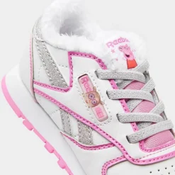 Girls' Toddler Reebok Peppa Pig Classic Leather Casual Shoes White/Pink - IE1646 100 -Default Template 7 IE1646 100 P3