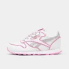 Girls' Little Kids' Reebok Peppa Pig Classic Leather Casual Shoes White/Pink - IE1647 100 -Default Template 7 IE1647 100 P1