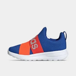 Big Kids' Adidas Lite Racer Adapt 6.0 Casual Shoes Cobalt Blue/Red/Orange - IE7584 400