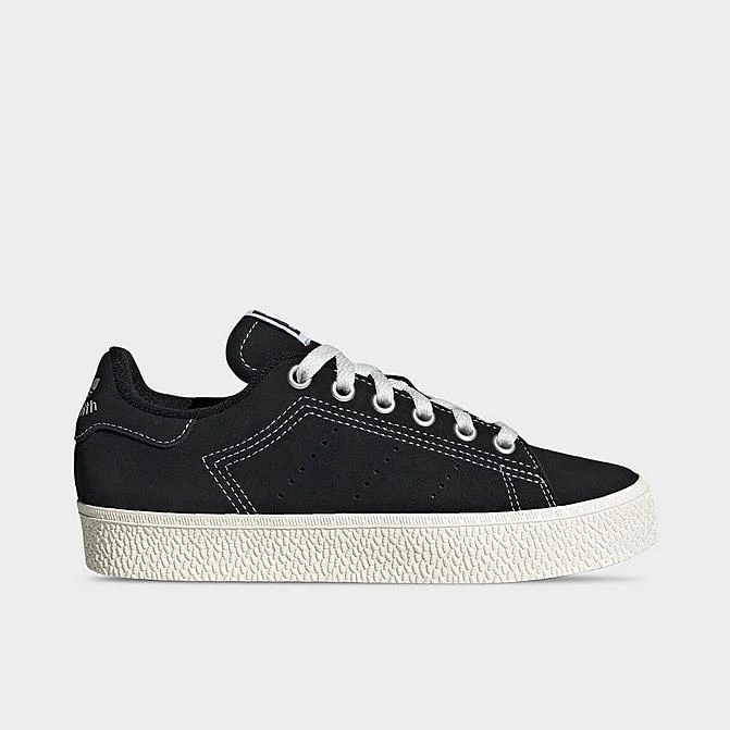 Big Kids' Adidas Originals Stan Smith CS Casual Shoes Black/White/Gum - IE7587 001 3 Big Kids' Adidas Originals Stan Smith CS Casual Shoes Black/White/Gum - IE7587 001