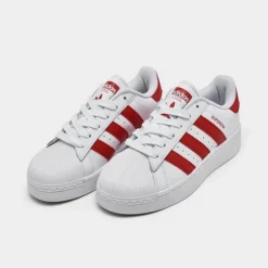 Big Kids' Adidas Originals Superstar XLG Casual Shoes Cloud White/Better Scarlet/Cloud White - IF0551 100 -Default Template 7 IF0551 100 P2