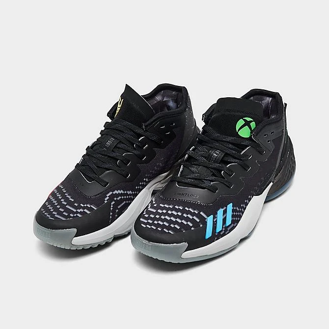 Little Kids' Adidas D.O.N. Issue #4 Basketball Shoes Black/Carbon/Grey - IF5090 001 4 Little Kids' Adidas D.O.N. Issue #4 Basketball Shoes Black/Carbon/Grey - IF5090 001 - Image 2