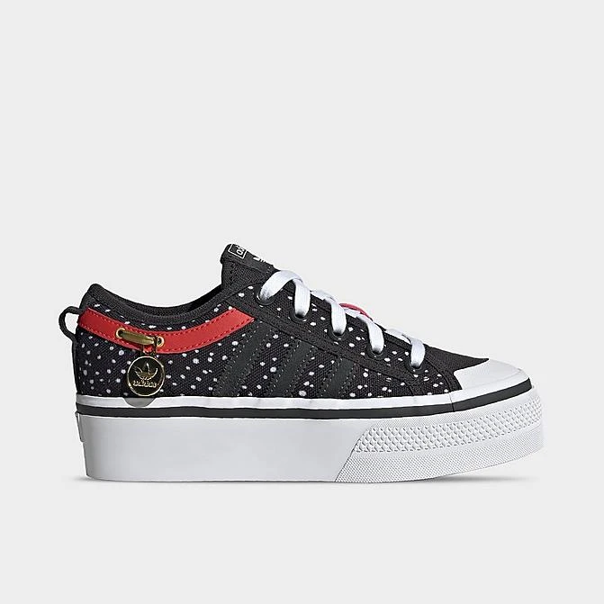 Girls' Big Kids' Adidas Originals X Disney 101 Dalmatians Nizza Platform Casual Shoes Core Black/Carbon/Red - IF5145 001 3 Girls' Big Kids' Adidas Originals X Disney 101 Dalmatians Nizza Platform Casual Shoes Core Black/Carbon/Red - IF5145 001