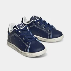 Kids' Toddler Adidas Originals Stan Smith Stretch Lace Recycled Casual Shoes Dark Blue/Core White/Dark Blue - IG0576 415 9 Kids' Toddler Adidas Originals Stan Smith Stretch Lace Recycled Casual Shoes Dark Blue/Core White/Dark Blue - IG0576 415 -Default Template 7 IG0576 415 P2