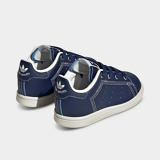 Kids' Toddler Adidas Originals Stan Smith Stretch Lace Recycled Casual Shoes Dark Blue/Core White/Dark Blue - IG0576 415 6 Kids' Toddler Adidas Originals Stan Smith Stretch Lace Recycled Casual Shoes Dark Blue/Core White/Dark Blue - IG0576 415 - Image 4